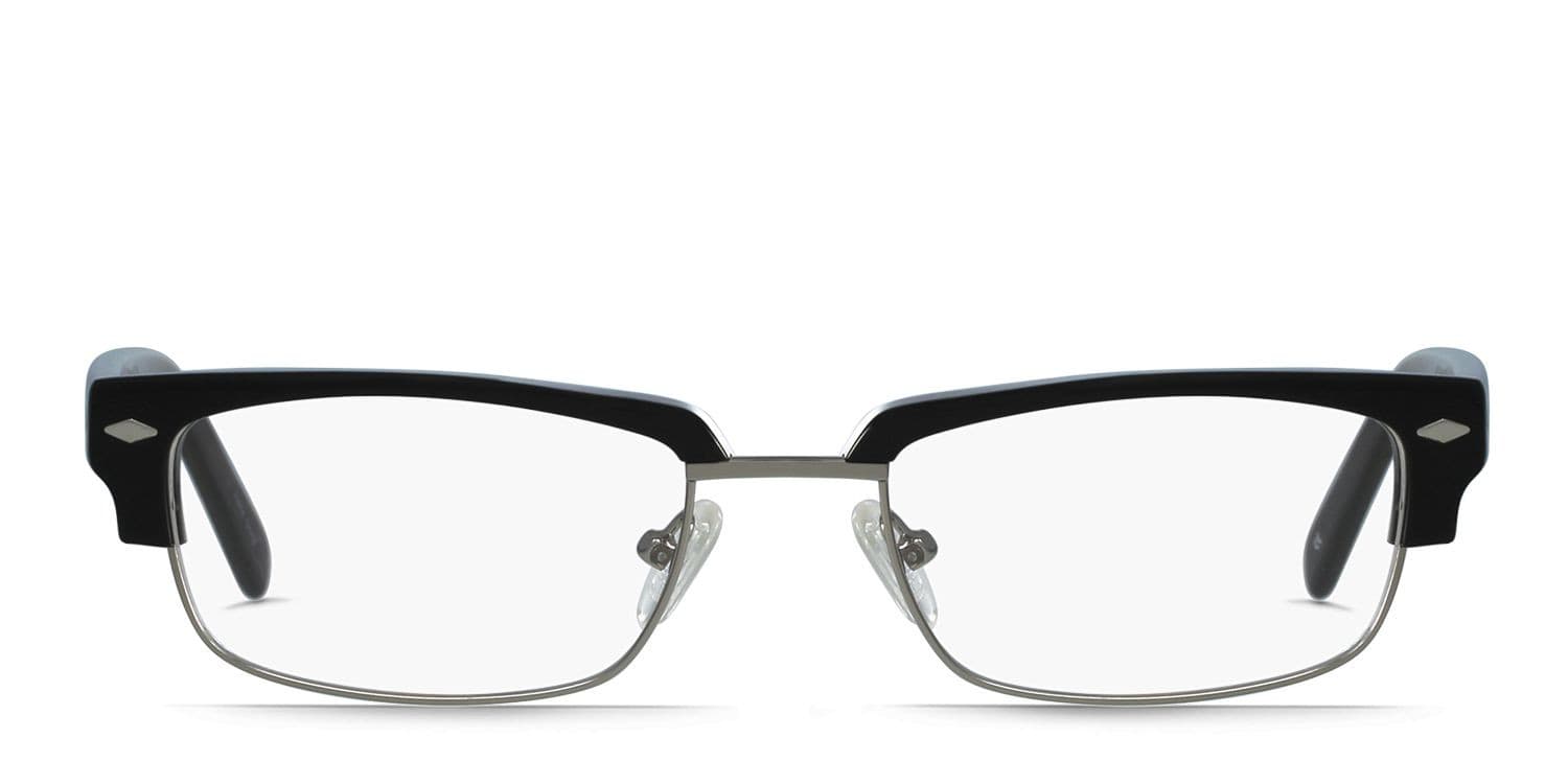 P.J. Black w/Silver glasses - Black - Frontal View
