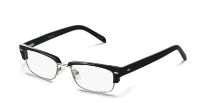 P.J. Black w/Silver glasses - Black - Angle View