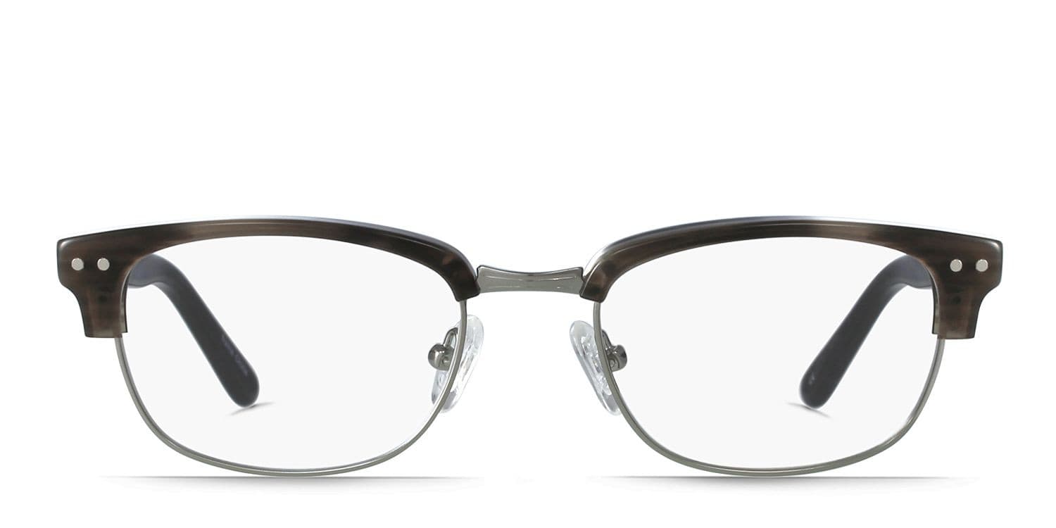 Stepper Gray, Silver glasses - Gray / Silver - Frontal View