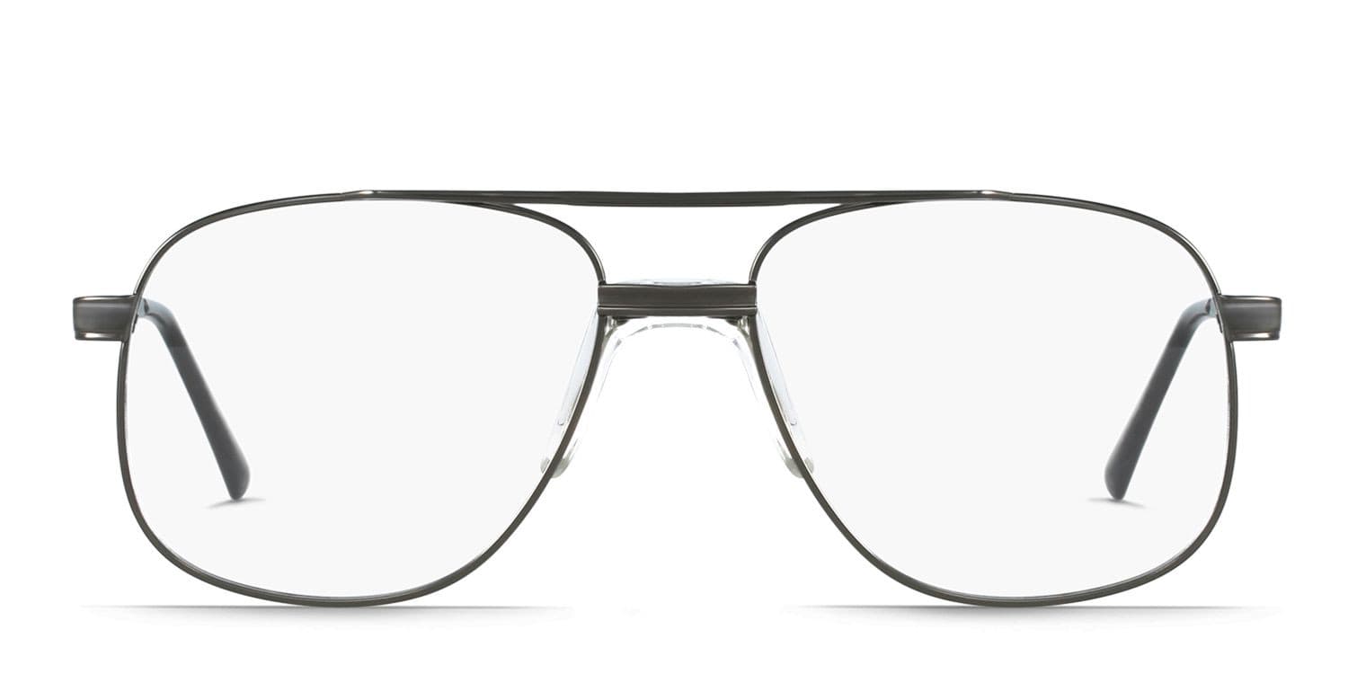 Brutus Gunmetal glasses - Gunmetal - Frontal View