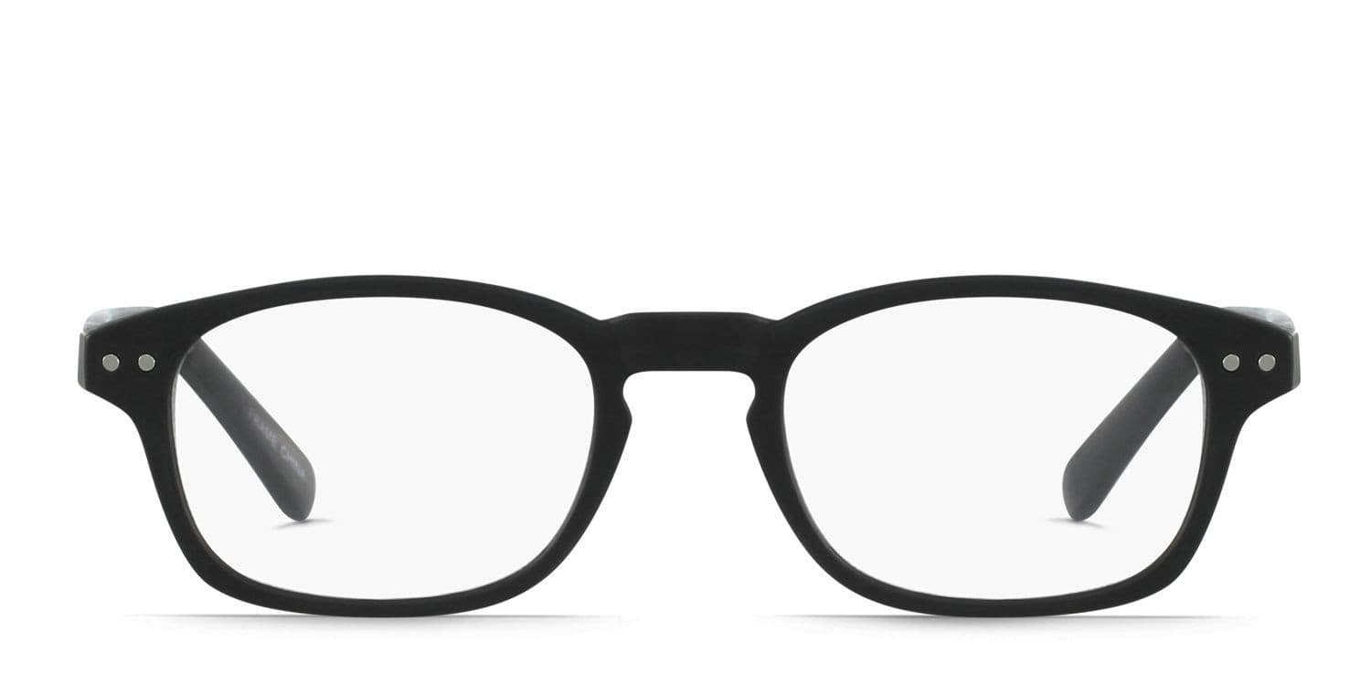 Depp Black glasses - Black - Frontal View