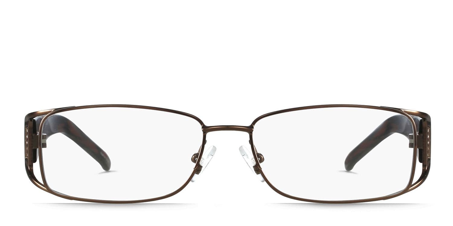 Etta Brown glasses - Brown - Frontal View