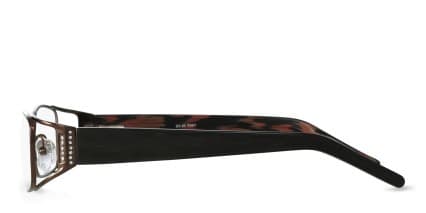 Etta Brown glasses - Brown - Side View