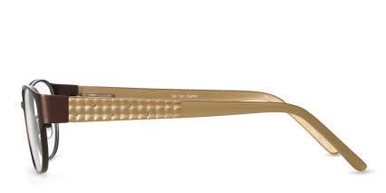Beth Brown glasses - Brown - Side View
