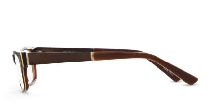 Harvey Brown glasses - Brown - Side View