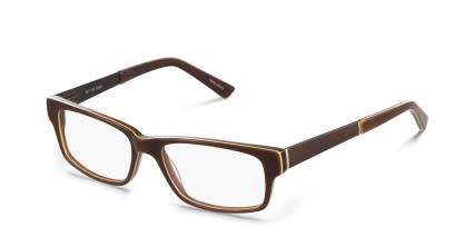 Harvey Brown glasses - Brown - Angle View
