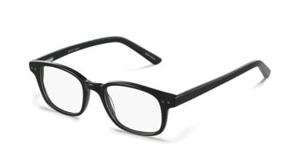Allen Black glasses - Black - Angle View