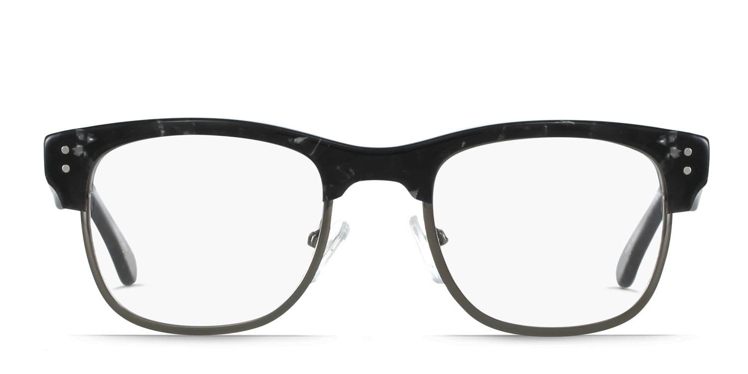 Amsterdam Gray Marble glasses - Gray - Frontal View