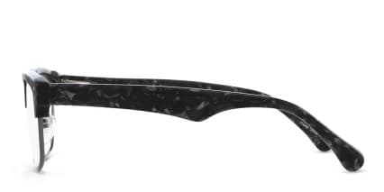 Amsterdam Gray Marble glasses - Gray - Side View