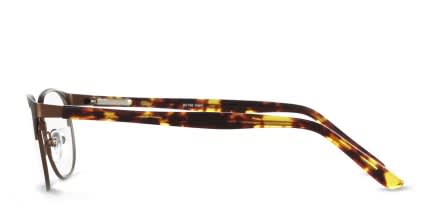 Bronte Brown w/Tortoise glasses - Brown - Side View