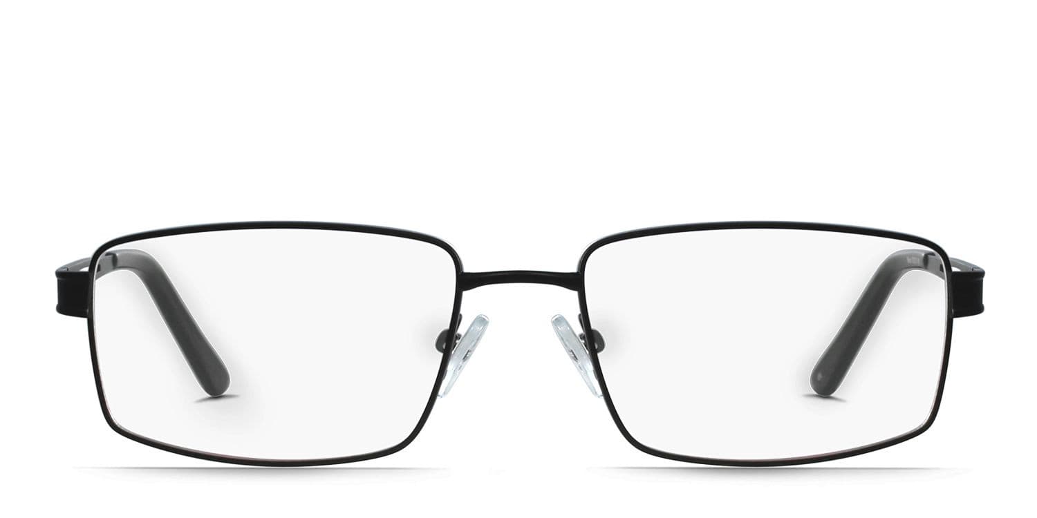 Prague Black glasses - Black - Frontal View