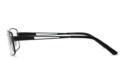 Prague Black glasses - Black - Side View