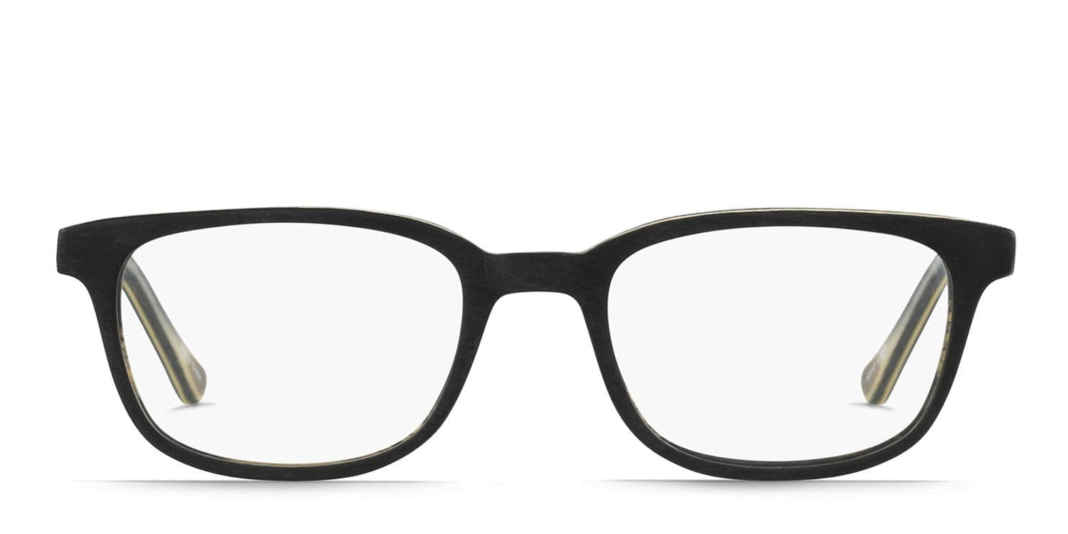 Acadia Black glasses - Black - Frontal View