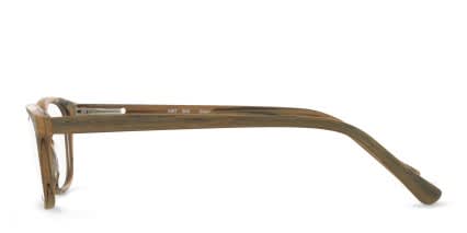 Acadia Bamboo glasses - Beige - Side View