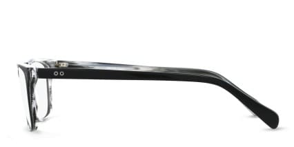 Dickenson Black glasses - Black - Side View