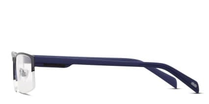 Ottoto Leo Black, Blue glasses - Black / Blue - Side View