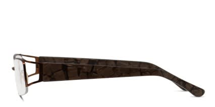 Amelia E. Leaside Bronze glasses - Bronze - Side View