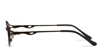 Lilach Brown glasses - Brown - Side View