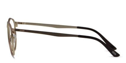 Thackeray Gold glasses - Gold - Side View