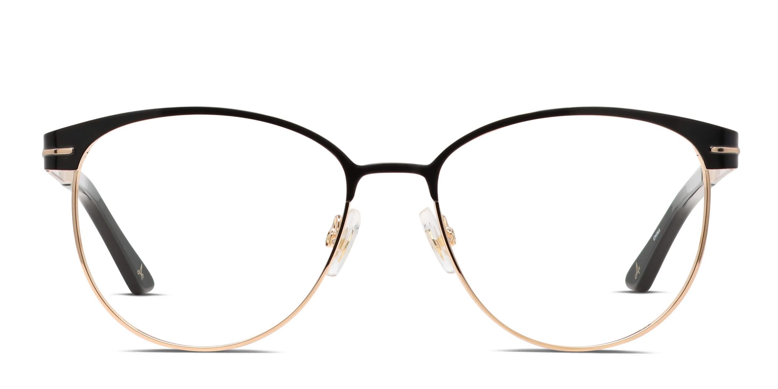 Amelia E. Plymouth Black/Gold Eyeglasses | Includes FREE Rx Lenses