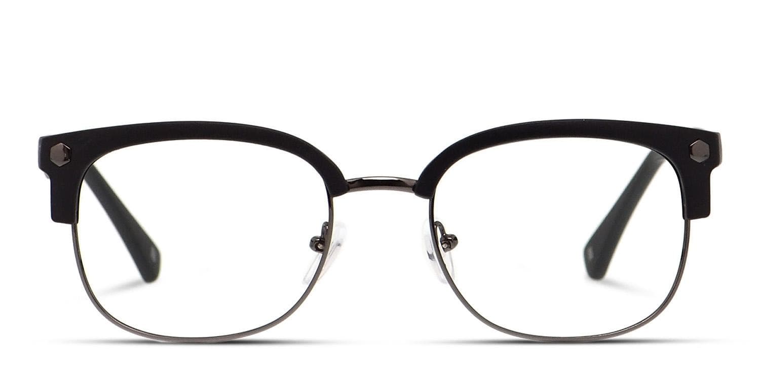 Muse Elliot Black, Gunmetal glasses - Black / Gunmetal - Frontal View