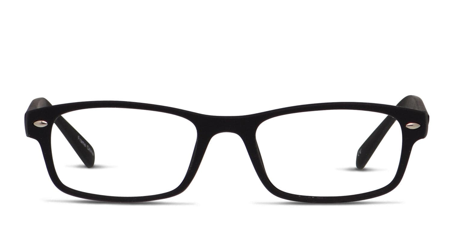 Tacoma Black glasses - Black - Frontal View