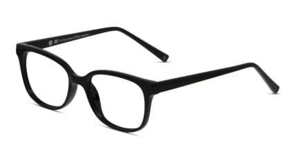 Sam Shiny Black glasses - Shiny Black - Angle View