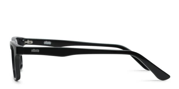 Ottoto Ellsworth Shiny Black Eyeglasses | Includes FREE Rx Lenses