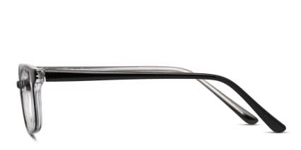 Muse Daxton Black, Clear glasses - Black - Side View