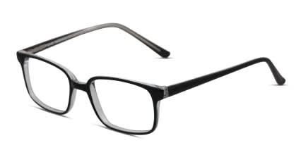 Muse Daxton Black, Clear glasses - Black - Angle View