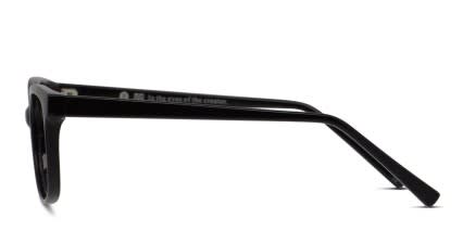 Sam Shiny Black glasses - Shiny Black - Side View