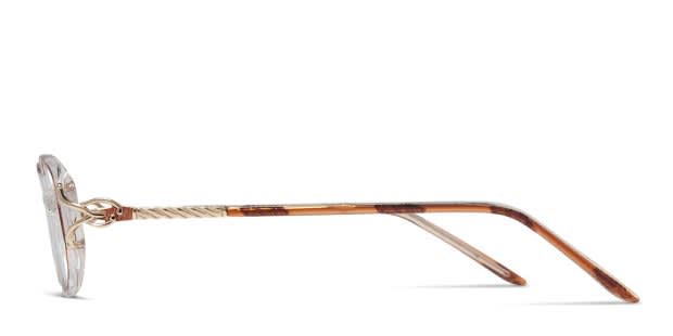 Opal Brown Prescription Eyeglasses display picture 1