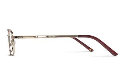 Wealth glasses - Gold - Side View
