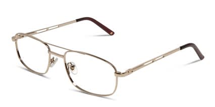 Wealth glasses - Gold - Angle View