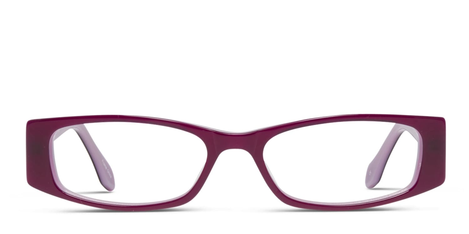 Ash Purple glasses - Purple - Frontal View
