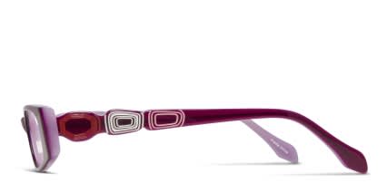 Ash Purple glasses - Purple - Side View