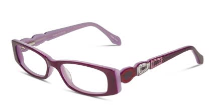 Ash Purple glasses - Purple - Angle View