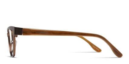 Syl Brown glasses - Brown - Side View