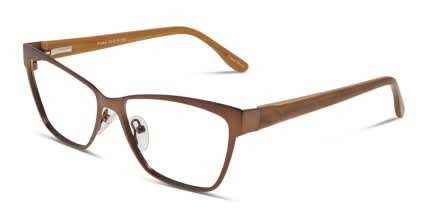 Syl Brown glasses - Brown - Angle View