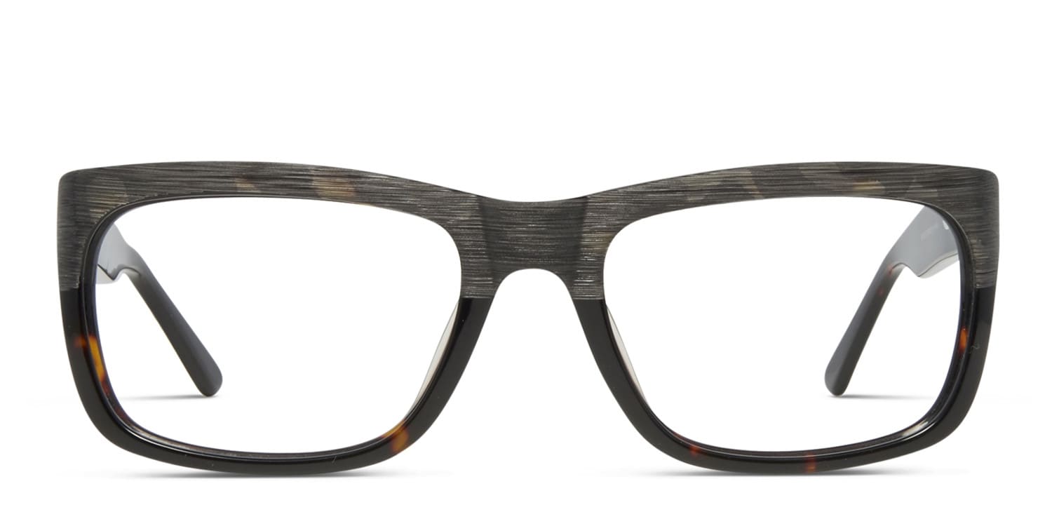 Hudson Tortoise glasses - Gray / Tortoise - Frontal View