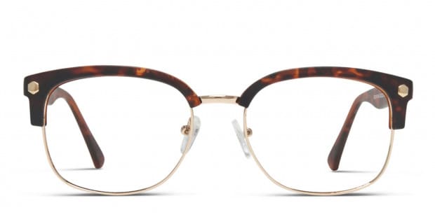 Gold tortoise glasses top