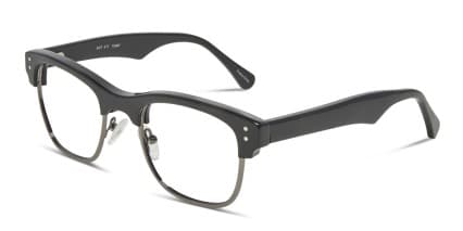Amsterdam Black glasses - Black - Angle View