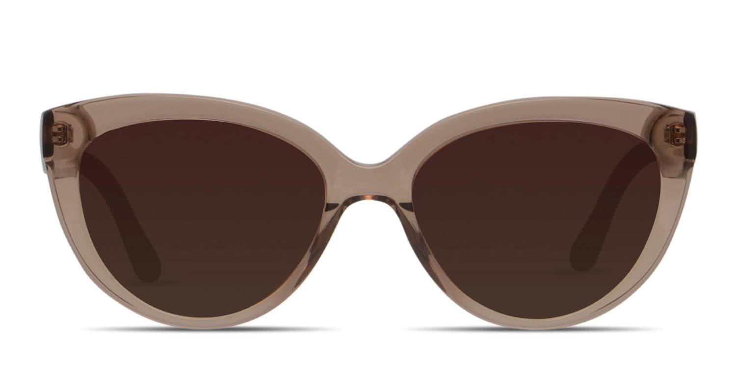 Amelia E. Covington Clear Brown glasses - Brown / Clear - Frontal View