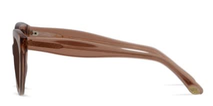 Amelia E. Covington Clear Brown glasses - Brown / Clear - Side View