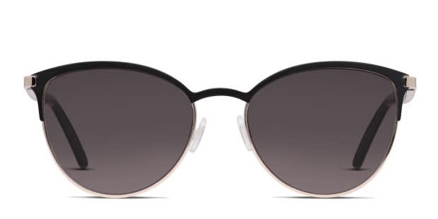 Ottoto Kira Black, Gold Prescription Sunglasses - 50% Off Lenses
