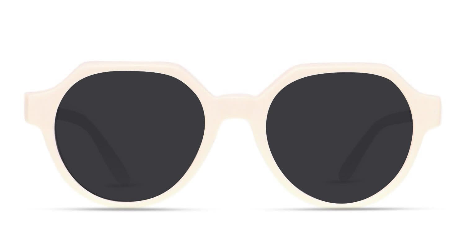 Muse M2014 White glasses - White - Frontal View