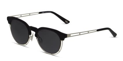 Ottoto Malul Black w/Silver glasses - Black / Silver - Angle View