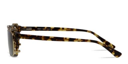 Ottoto Monti Tortoise w/Clip-on glasses - Tortoise - Side View