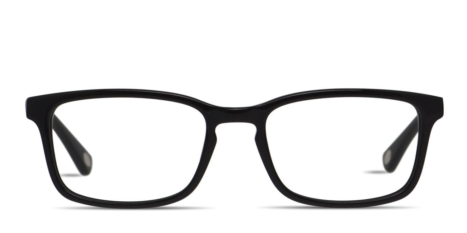 Ottoto Monti Shiny Black w/Clip-on glasses - Shiny Black - Frontal View