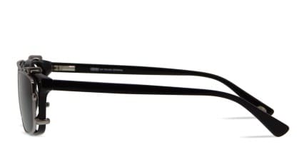 Ottoto Monti Shiny Black w/Clip-on glasses - Shiny Black - Side View